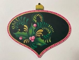 Stroke Work Christmas Ornaments Printed Packet